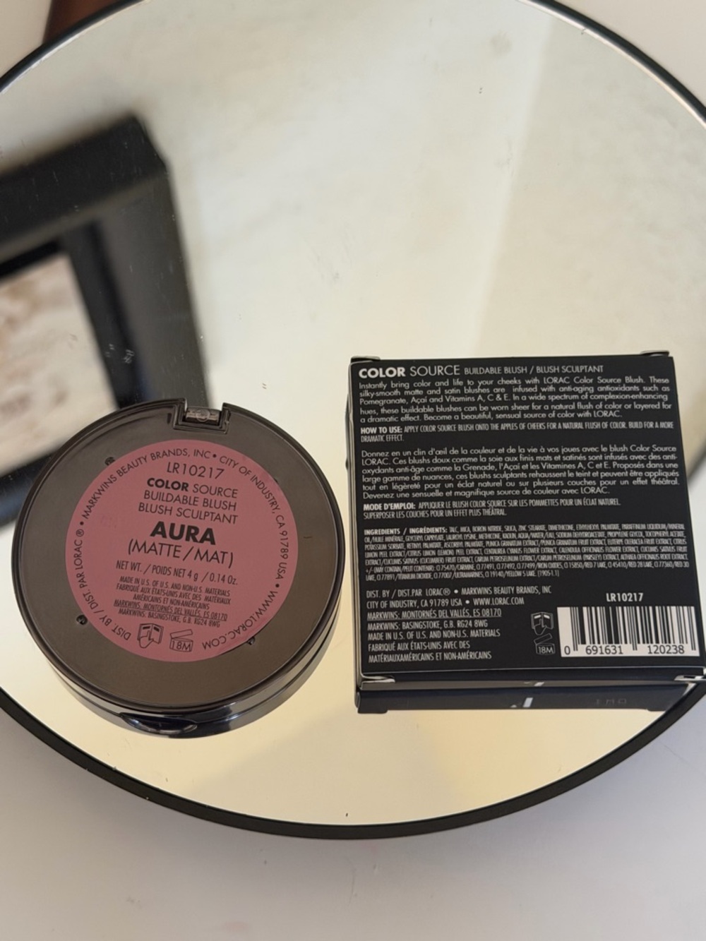 LORAC Color Source Buildable Blush, Anti-Aging Makeup ~ Infrared Aura Matte - Picture 8 of 10
